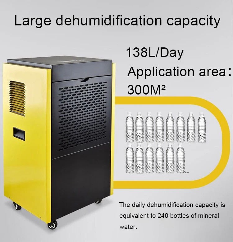 Deshumidificador industrial portátil BGD1701-50L