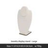 Beige jewelry display stand-large