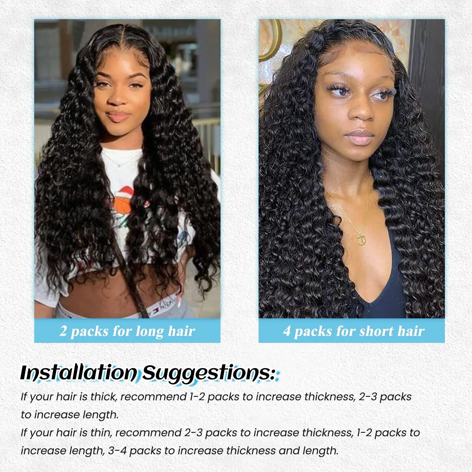 Prodlužování vlasů Tape In, hluboké vlny, brazilské Remy vlasy, 20 ks/sada, 16-26 palců, kudrnaté vlasy pro ženy_voghion.com