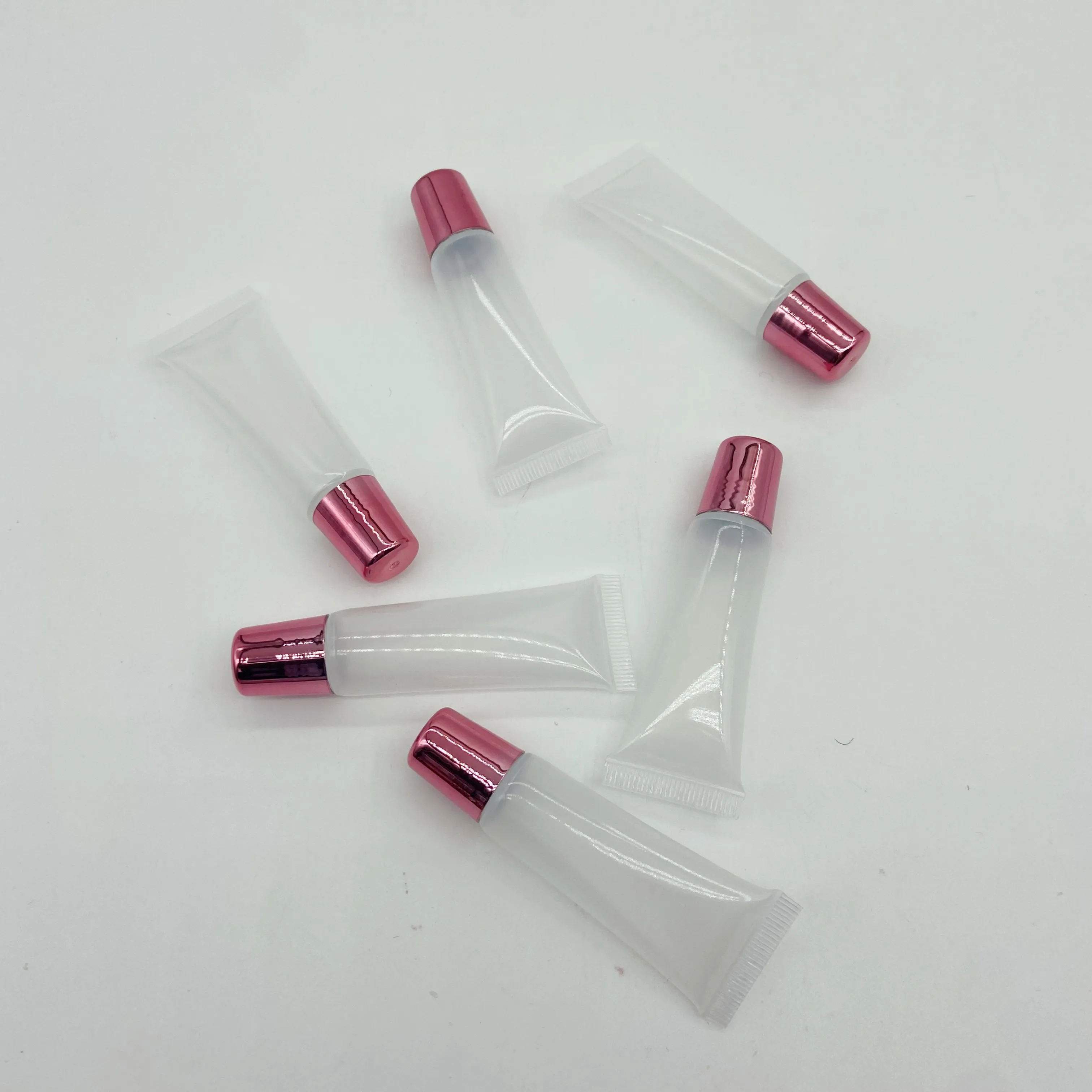 Empty Squeeze Lip Gloss Tubes 10ml 15ml Lip Gloss Squeeze Tube For Balm