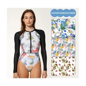 Aide Women Rash Guard Long Sleeve Swimsuits UV UPF 50+ Swim Shirt Bathing Suit With Built in Bra Surfing One Piece Swimwear