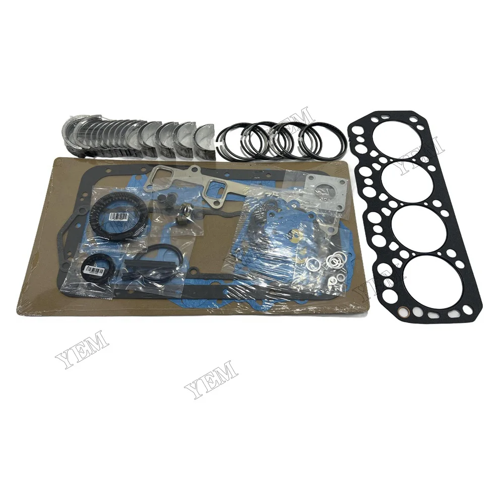 K4N K4N-EDI K4N-D K4N-D31YSA Overhaul Re-Ring Kit for Mitsubishi Engine Piston Ring&Main/Con Rod Bearing&Full Gasket Kit