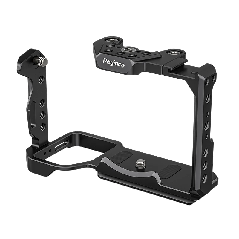 Poyinco Aluminum Camera Top Plate for FX3 FX30 Cage with 1/4 and 3/8 Threaded Holes Photography Accessories factory