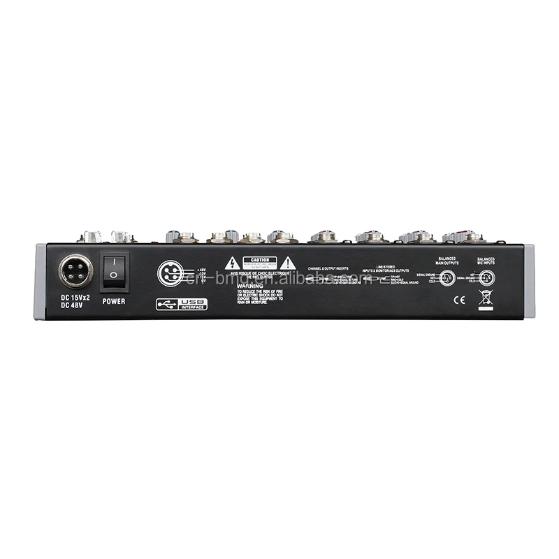 Fast Ship 8 Channel Mini Small Audio Mixer Audio Console with USB Connecting to Computer