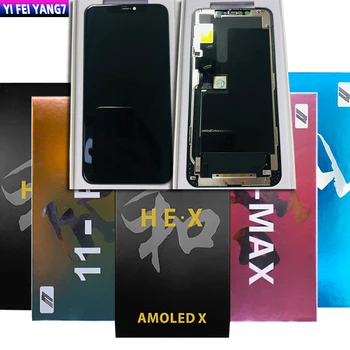 2023 Best Sale HE OLED For IPhone X LCD XS Xs Max 11Pro 12 13 Lcd Display Touch Screen Digitizer Assembly Replacement Parts LCD