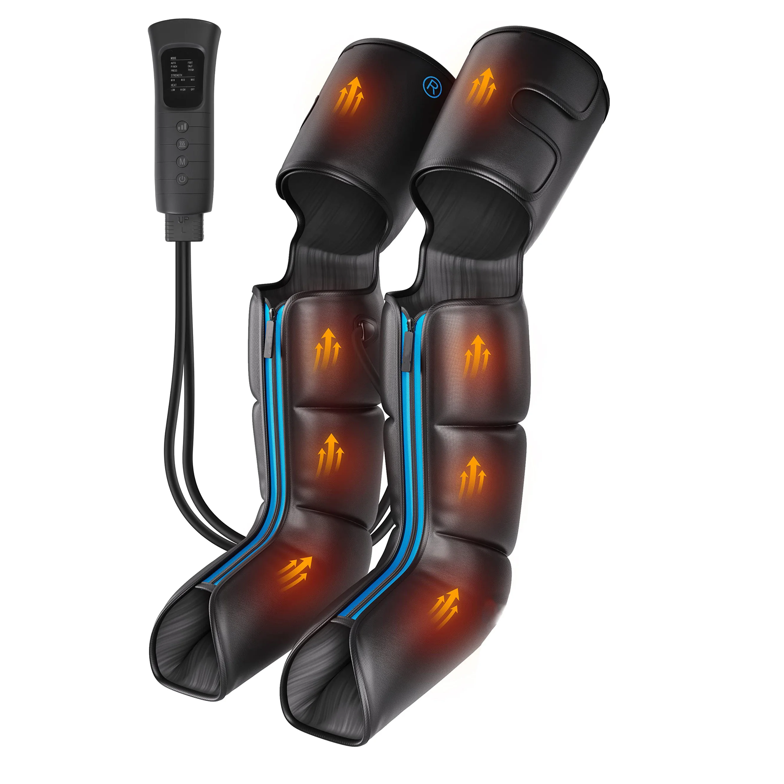 HEALTHPAL OEM ODM Latest Zipper Design Renpho Leg Foot Knee Massager Air Compressor for Circulation and Relaxation