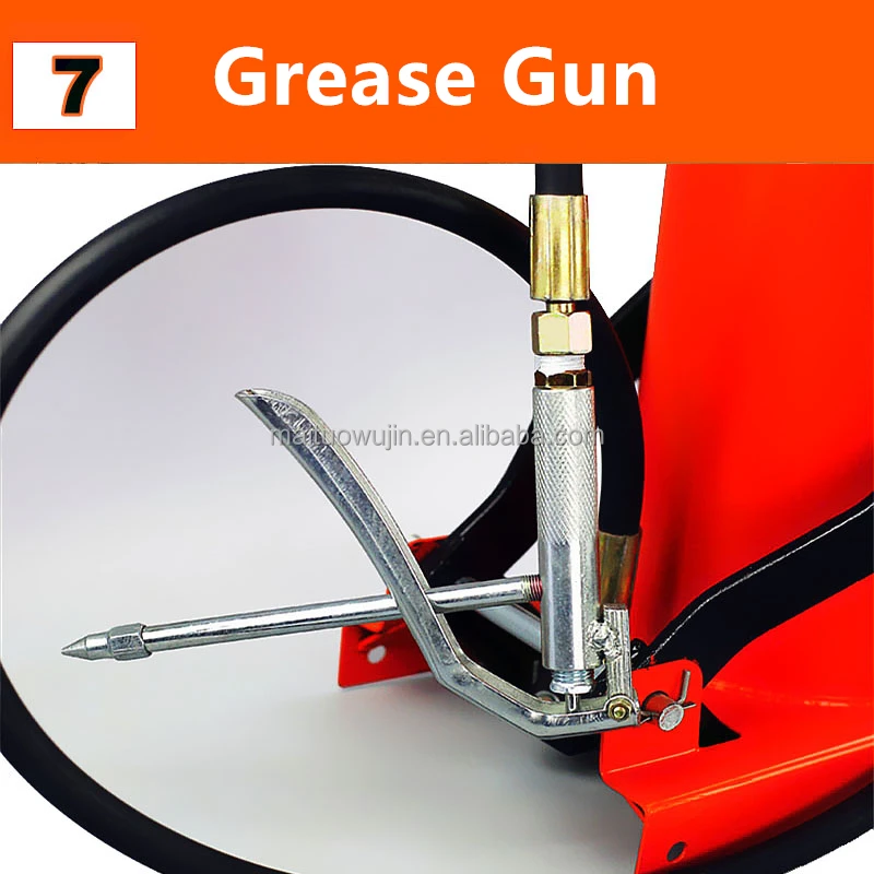 Oem Factory Foot Hand Manual Operated Grease Pump Dispenser 10l High Pressure Pedal Bucket