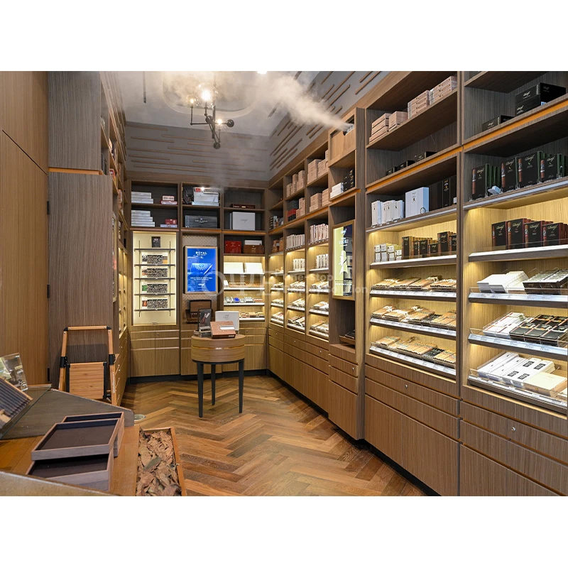 Luxury Mdf Wood Cigar Cabinet Cedar Trays Cigar Cabinet Display - Buy ...