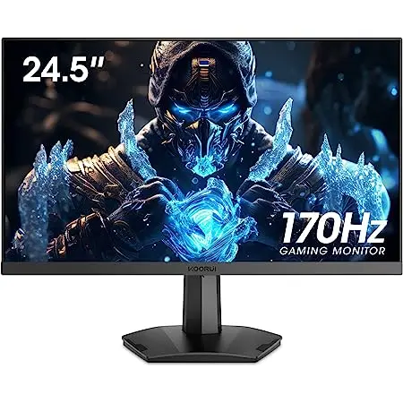 koorui 165hzモニター　24.5インチ Amazon.co.jp: KOORUI ゲーミングモニター 24.5インチ (180Hz