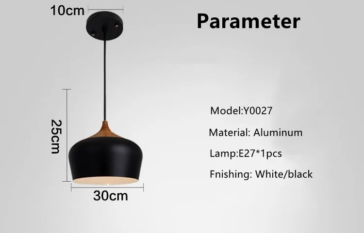 Moderns led pendent lights nordic dining lighting lamp kitchen vintage modern black metal industrial pendant light