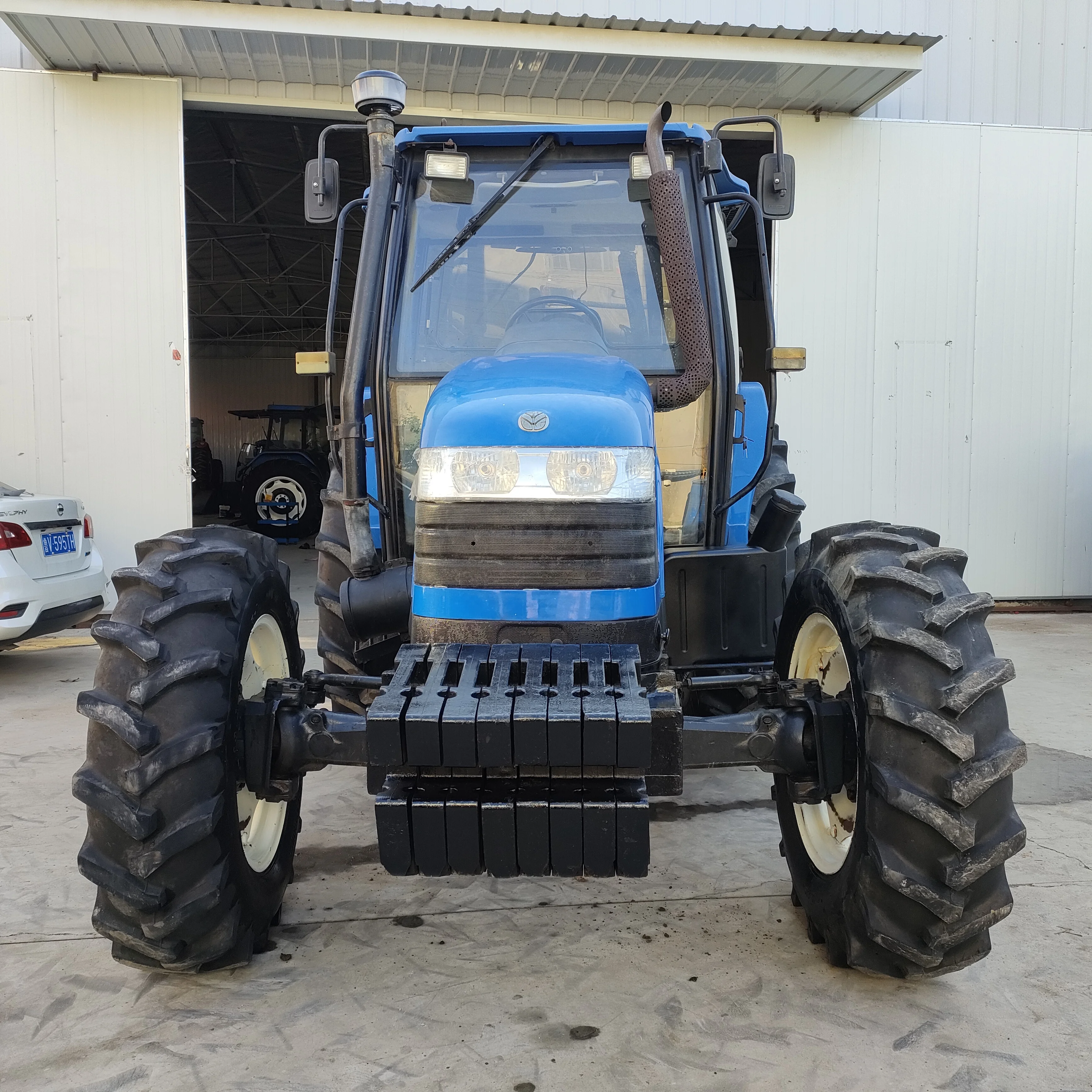 Holland Shanghai Model SNH904 90hp with Cabin DEUTZ Engine Foton 254 Tractor Parts 12 4 28 Tractor Tire Tractors