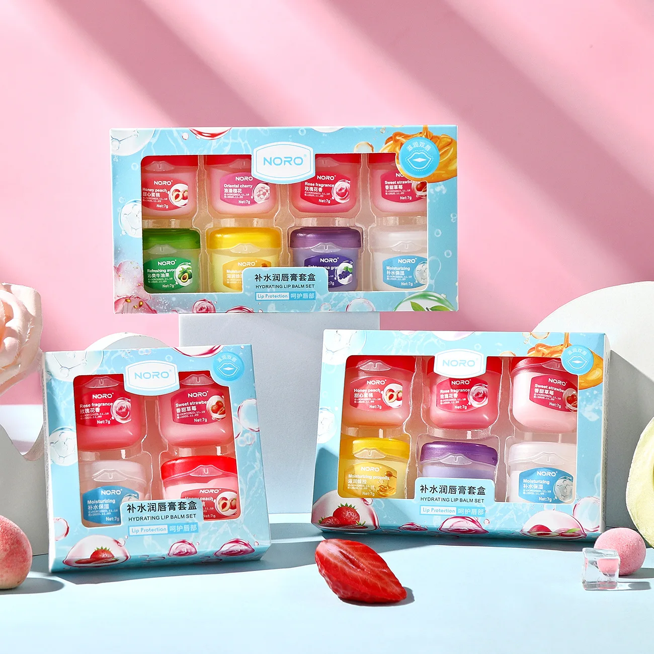 Hydrating Lip Balm Set For Soft & Bright Lips - Oem Available