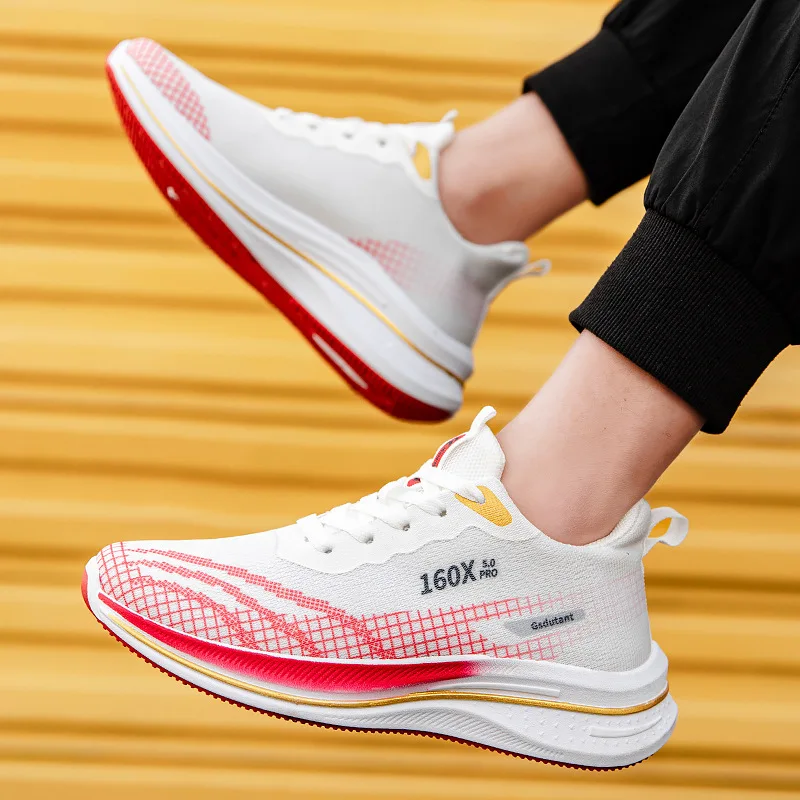 Sneakers Uomo Slip On Traspiranti Con Lacci | Scarpe Casual Ginnastica E Passeggio - 2