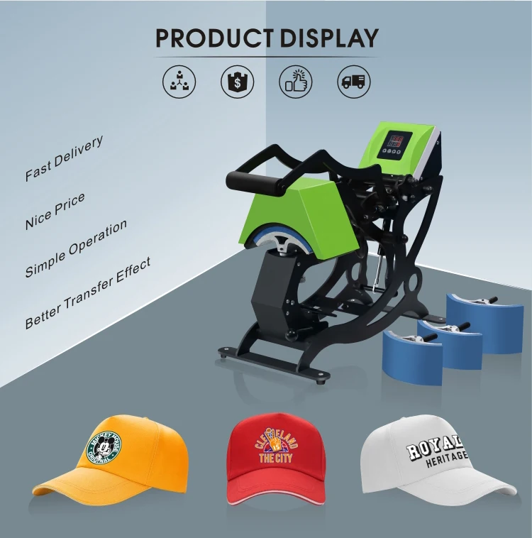 Big Discount 4 In 1 Hat Customized Sublimation Heat Press Machine