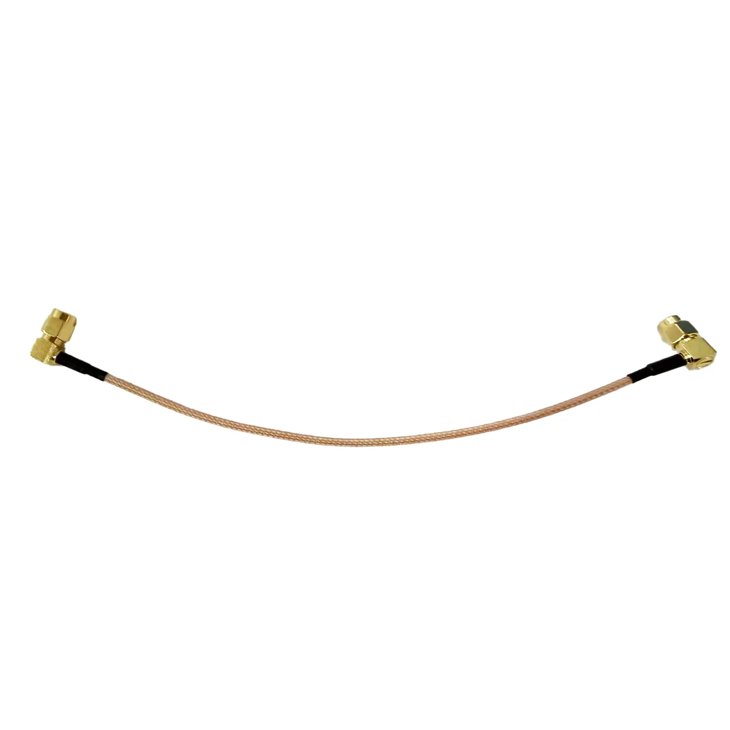 Factory Direct Sale SMA-JW-RG316-SMA-JW Cable Assembly RG316 SMA Angle Male to SMA Angle Male Connector RF