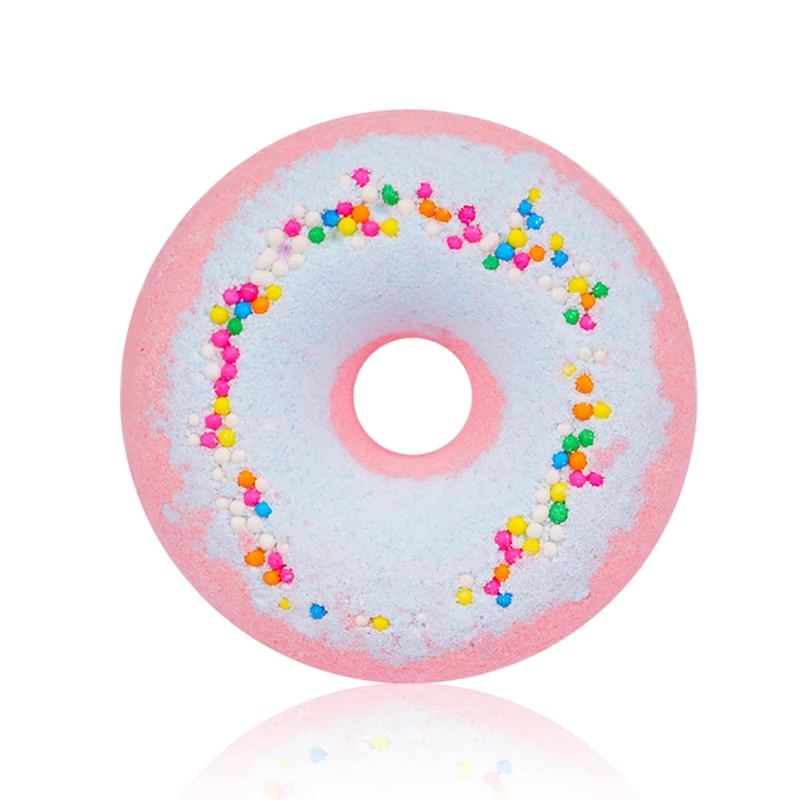 natural ingredients organic bath fizzers donut bath bomb