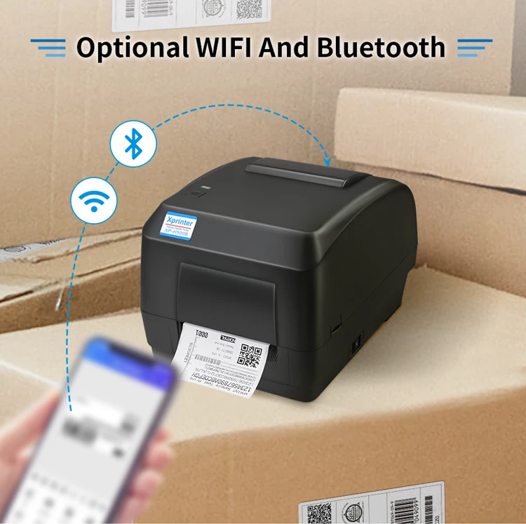 Xprinter เครื่องพิมพ์ฉลากบาร์โค้ดความร้อนฉลาก4นิ้ว Usb Lan H500b ...