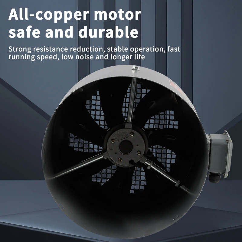 Explosion-proof Axial Cooling Fan, 380 V, Electric - detail 6