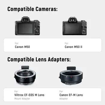 NEEWER M50/M50 II Cage for Canon M50 M50 Mark II Aluminum Video Rig with Cable Clamp NATO Rail ARRI Locating Holes detail image