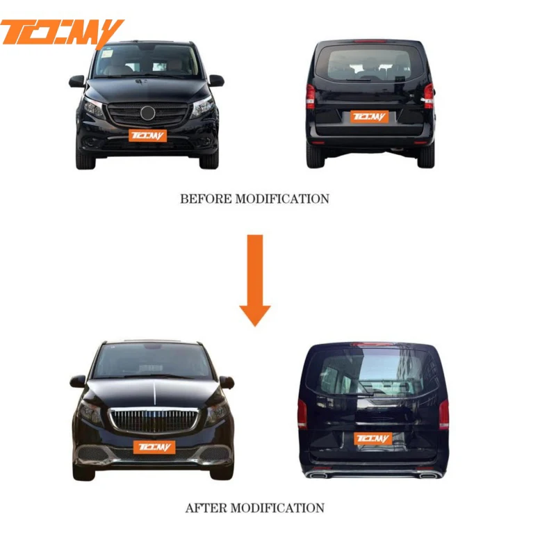 TDCMY Exterior Accessories a Type Grille for Mercedes Benz Vito 2016-2024 details