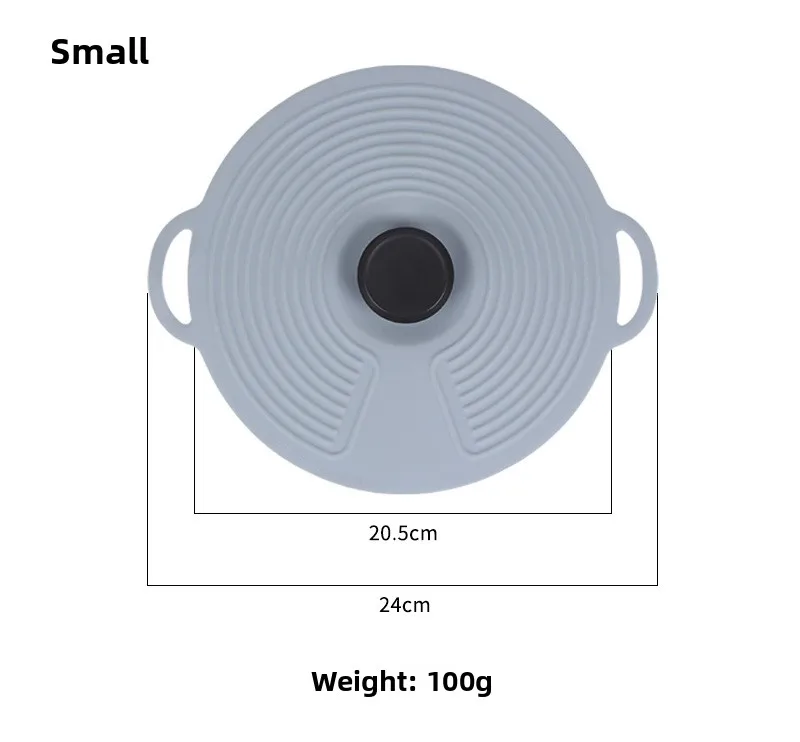 3-Piece Set Silicone Anti-Overflow Dustproof Fresh-Keeping Seal Anti-Slip Kitchen Bowl Cover Fresh-Keeping Pot Parts supplier