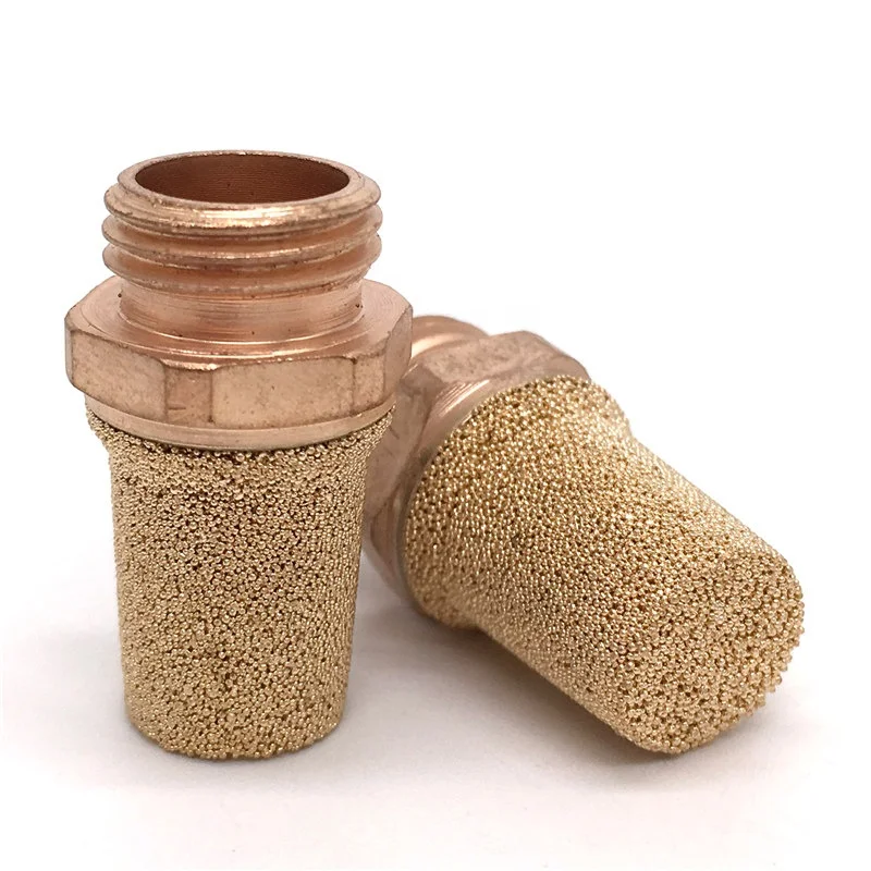 Copper Powder Sintered Muffler Filter Bronze Microporous Metal Silencer