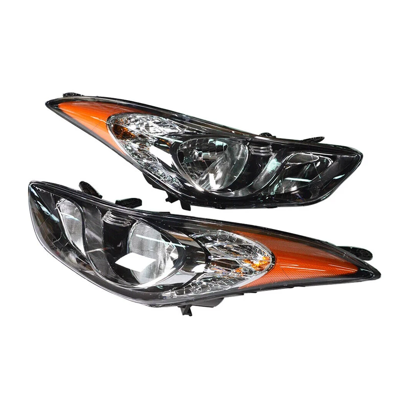 Saivis Car Pair Set New Halogen Headlight Headlamp Assembly For Hyundai Elantra 2011-2013