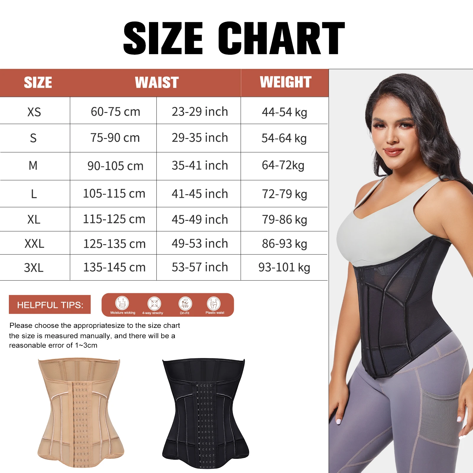 Wholesale Women Tummy Control Waist Wrap Corset Shapewear Belt Full Body Waist Trainer Shaper factory
