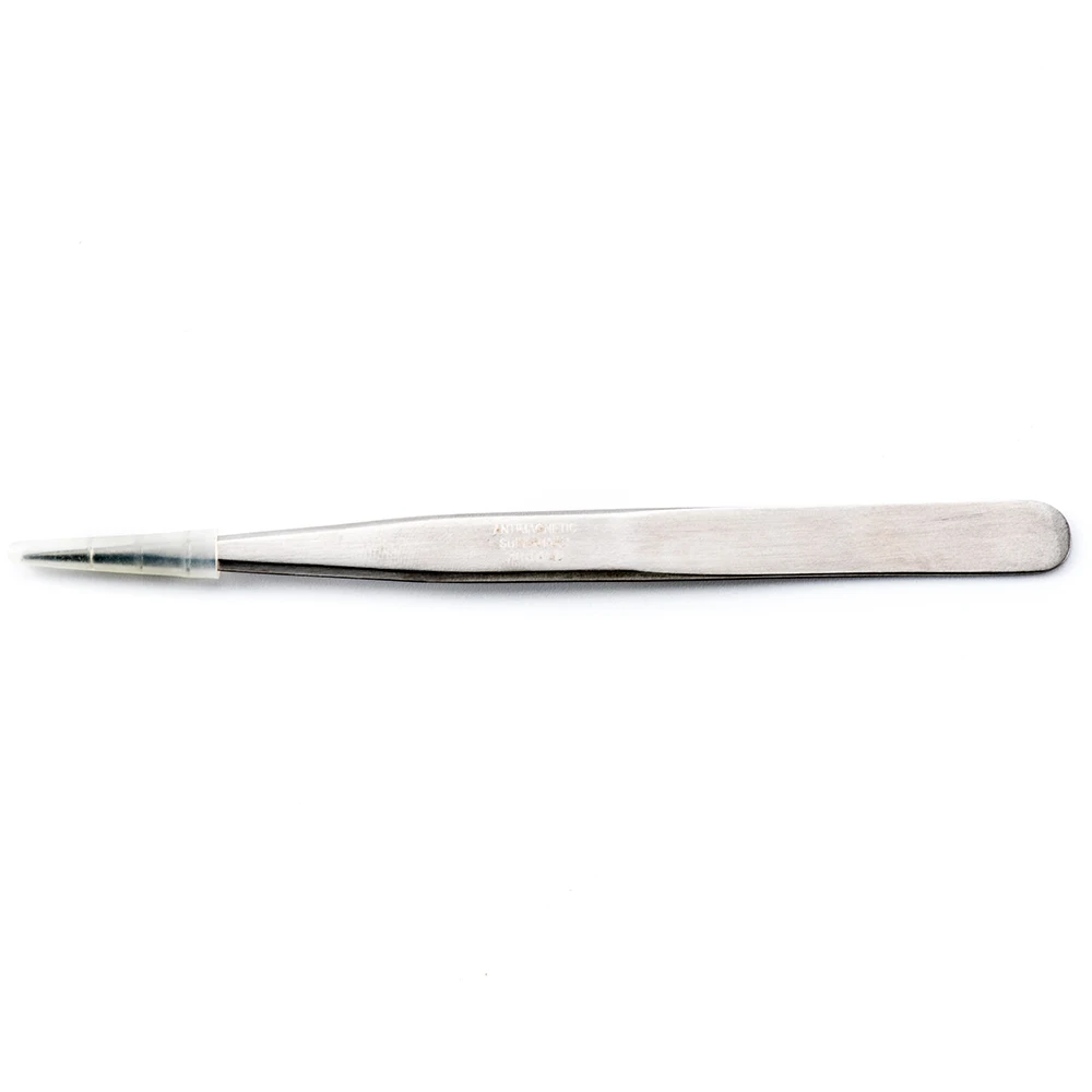 Custom Electric Straight Nose Long Extension Stainless Steel Computer Watch Maker Repair Tools Pointed Tweezers
