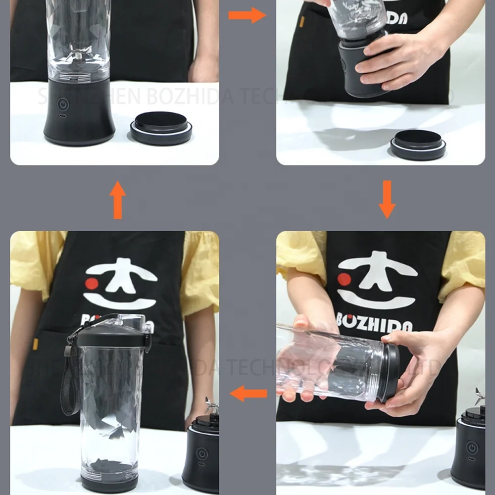 Blender Fruit Juicer Blender Portable Handy Juicer Usb Rechargeable Mixer Made in China