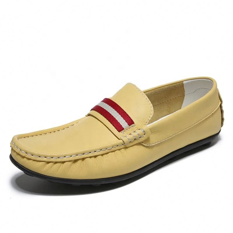 men soft moccasin driving loafers suede leather boat shoes - buy