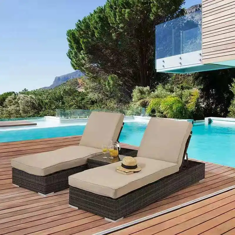 Cheap Sun Lounger Poolside Sun Loungers Outdoor Garden Chaise Lounge