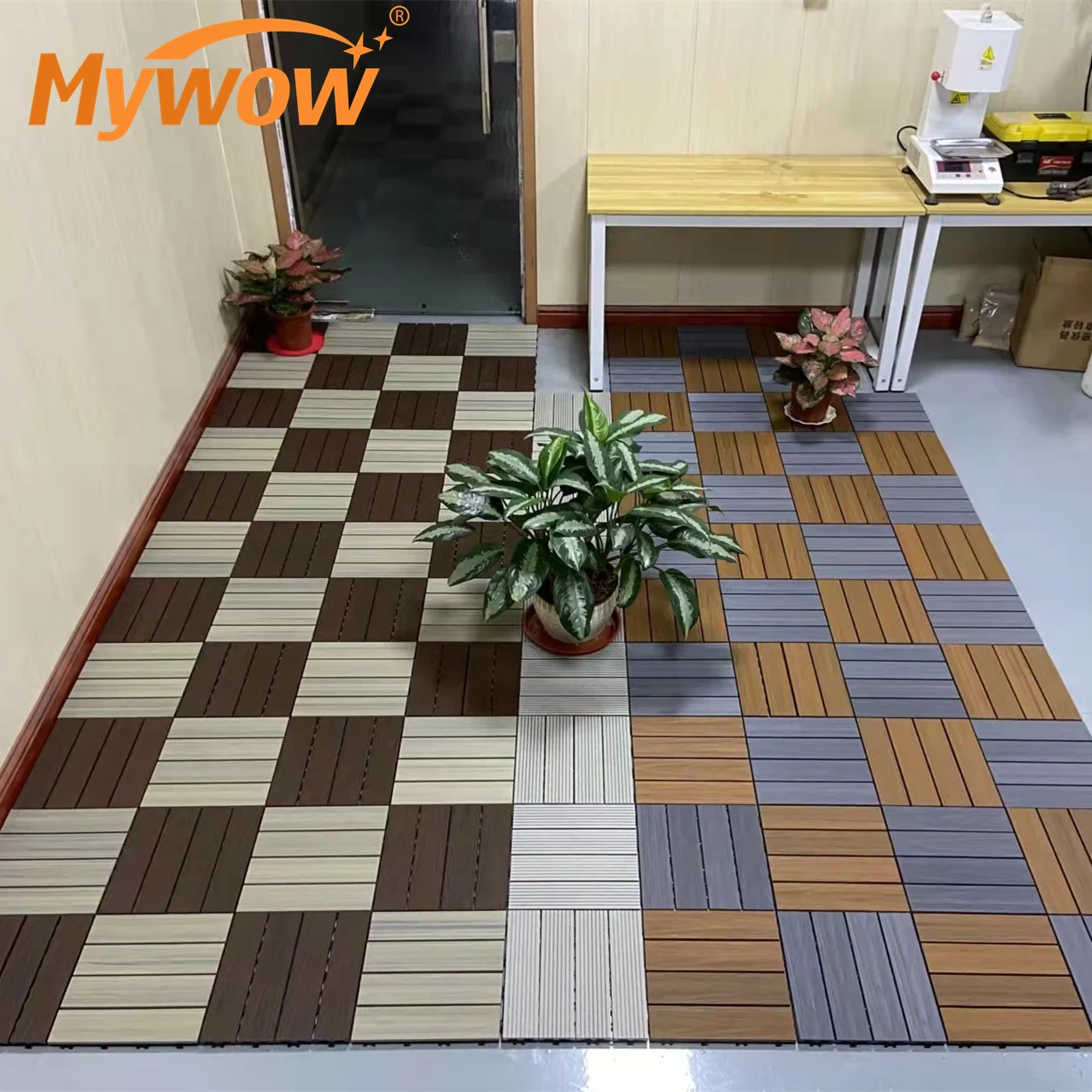 Modern 50x50 Outdoor WPC Wall Panels - Waterproof & Fireproof