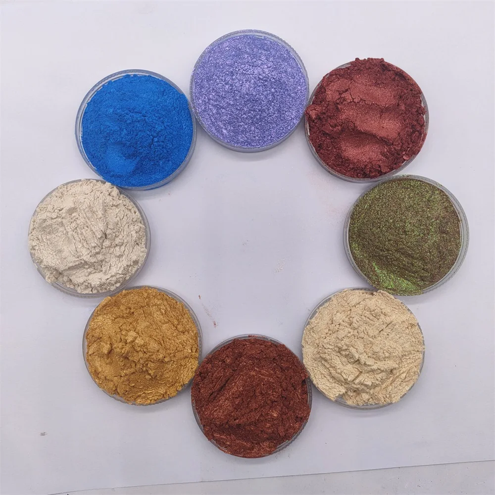 Mica Powder 24 Pearlescent Color Pigments For Makeup And Epoxy Resin