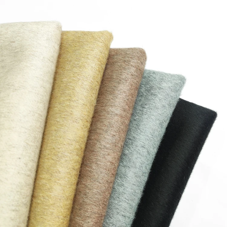 Двухсторонняя шерстяная Смешанная кашемировая Ткань Альпака