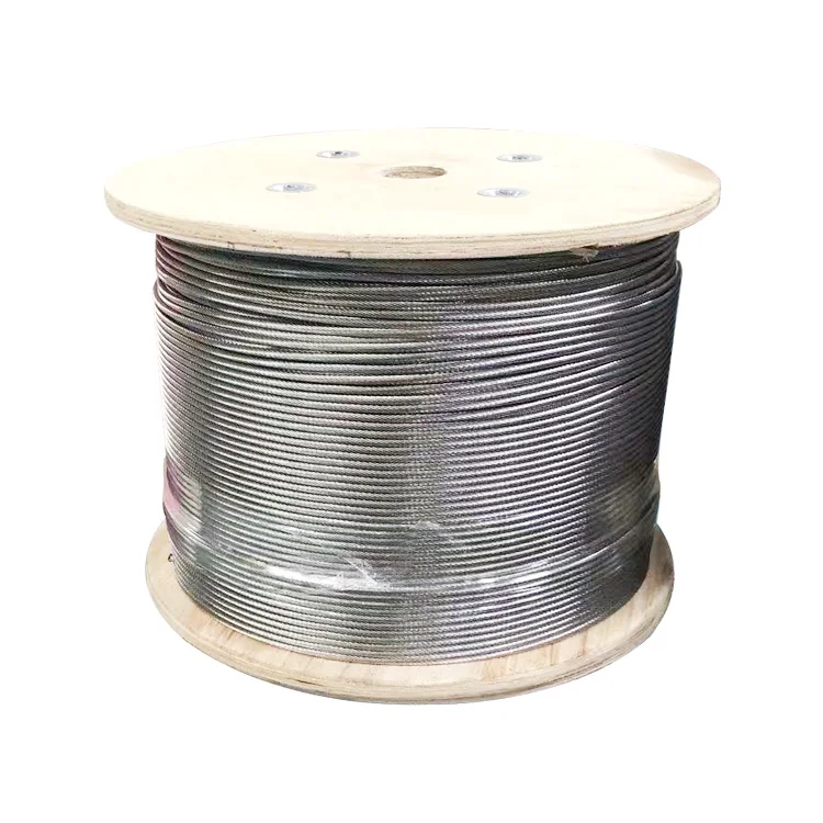 304 316 wire rope 7x7 stainless steel wire rope price