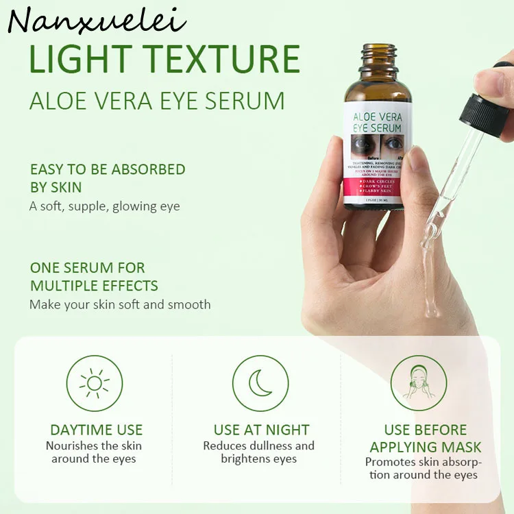 aloe vera eye serum NATURE REPUBLIC Real Squeeze Aloe Vera Eye Serum 15ml – Moida K-Beauty main image 1