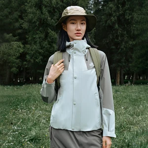 PELLIOT Hard Shell Waterproof 10000mm Outdoor Hiking Windproof Unisex Fully Sealed Laminated Single Layer Jacket