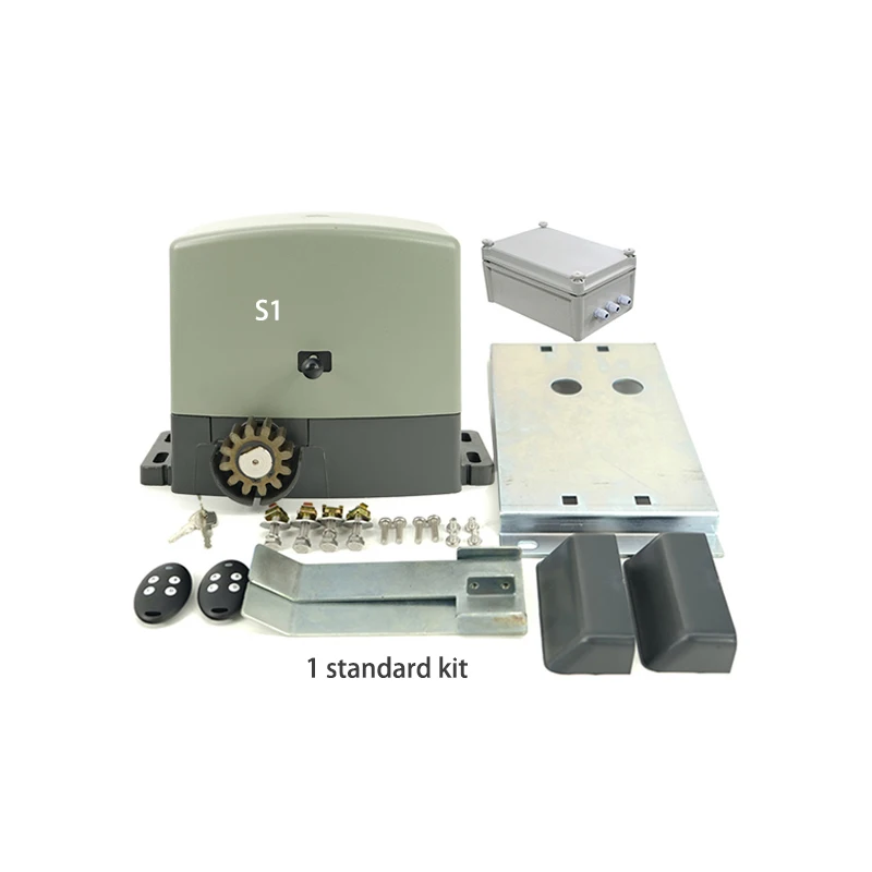Solar System Dc Motor 500KG Automatic Gate Opener Sliding With Solar Panels/Racks