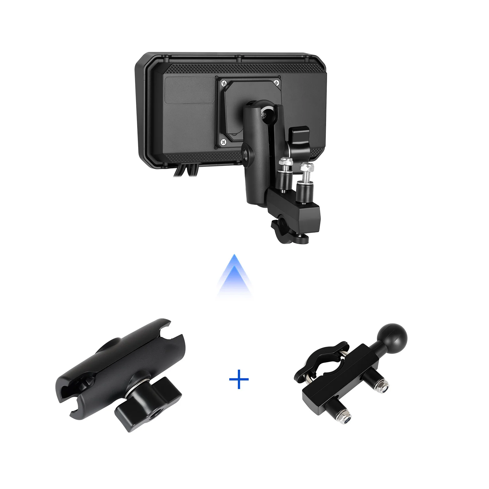 podofo android 464g 6 portable carplay motorcycle screen bt dvr ip68 waterproof ips touch screen stereo oem customization a4415-7