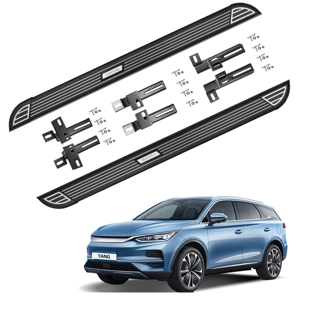 Car Exterior Accessories Car Running Board Side Bar Side Step Nerf Bar Door Step Threshold for BYD Tang Accessory