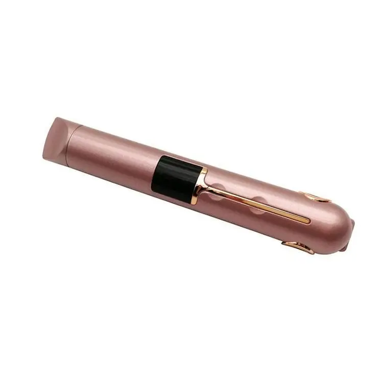 Cordless Wireless Titanium Comb Electric Gold Usb Ceramic Hair Straightener Brush