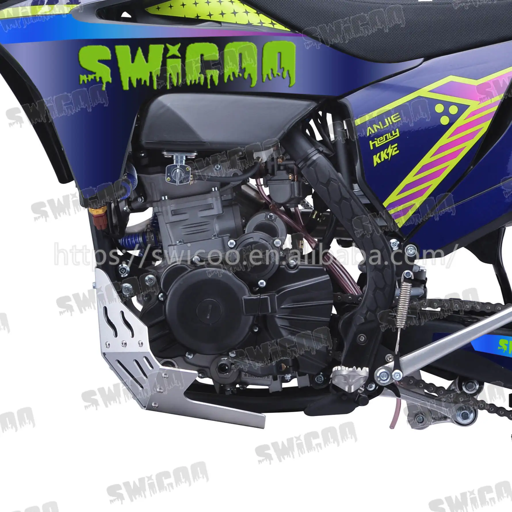 New Design Y8-300CC Dirt Bike Single Cylinder, 4-Stroke, 4-Valve