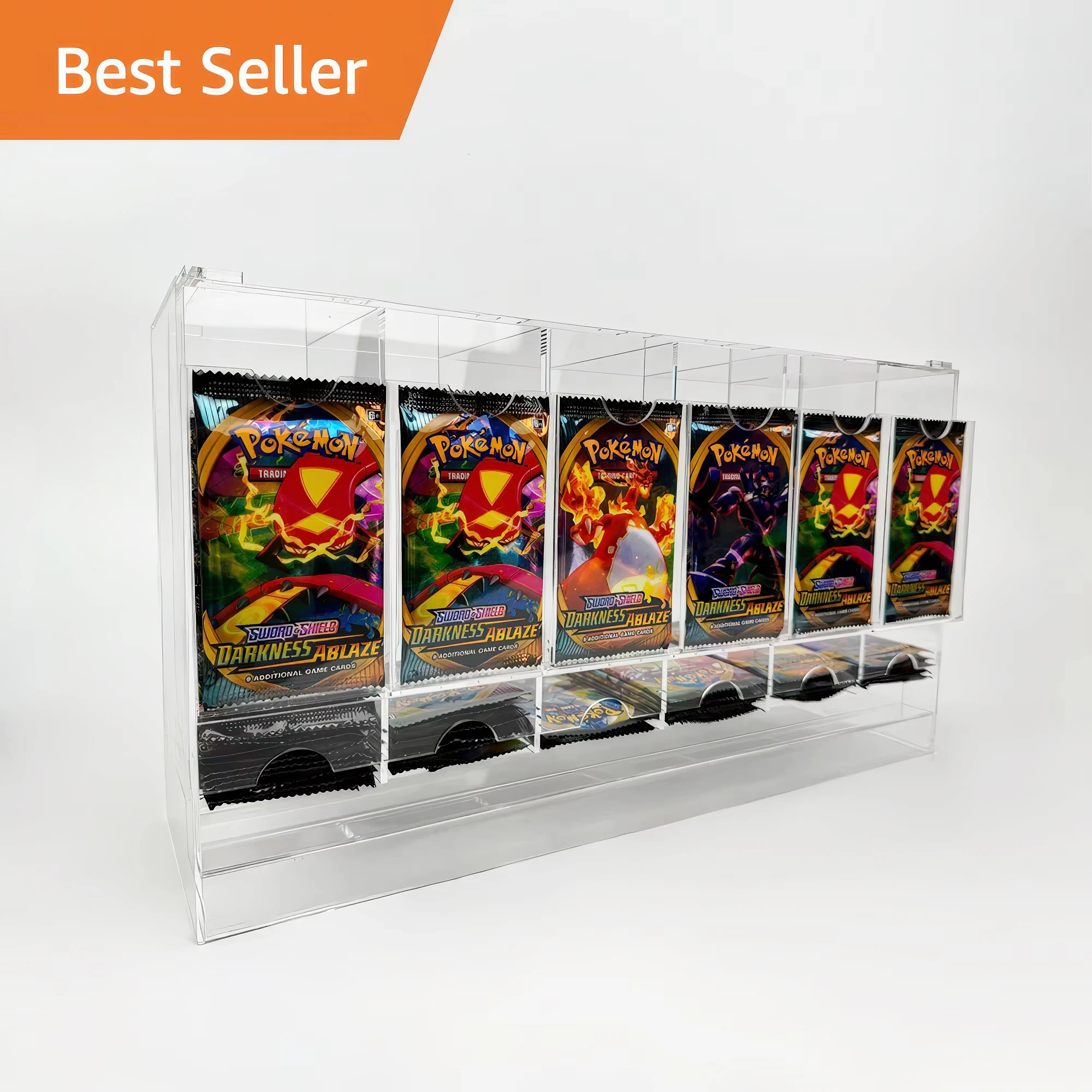 best acrylic case for pokemon booster box Acrylic Display Case for Pokemon Booster Box main image 0