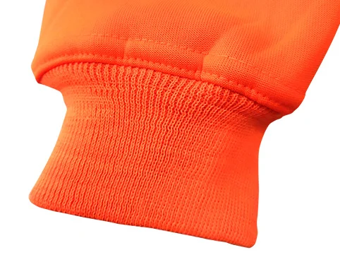 Custom Hi Vis Team Uniform High Visibility long sleeve Shirt and fleece hoodie Safety Shirt Custom L