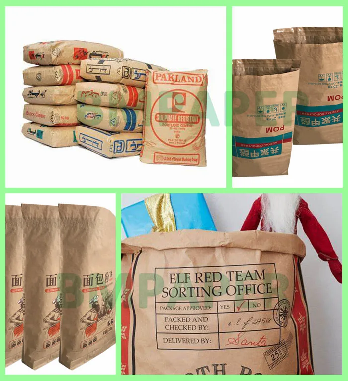 Jumbo Rolls 70gsm to 90gsm Virgin Fibres Brown Semi Extensible Sack Kraft Paper