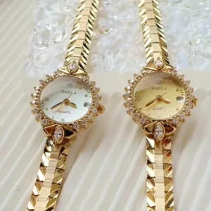 New Ladies Antique Watches Retro Light Luxury Gold Watch Women Antique Bracelet With Diamond Ladies Wristwatches