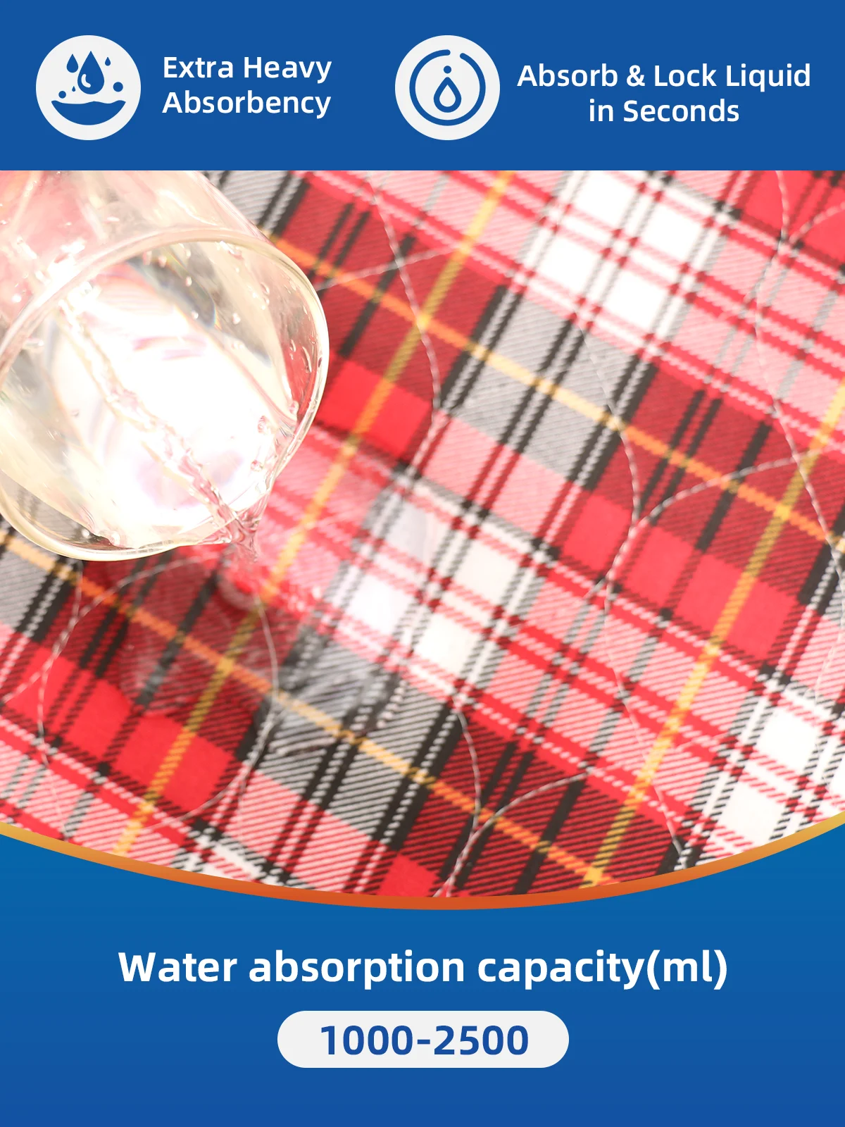Wholesale Waterproof Quilted Air-permeable Underpads Machine Washable  - product detail 2