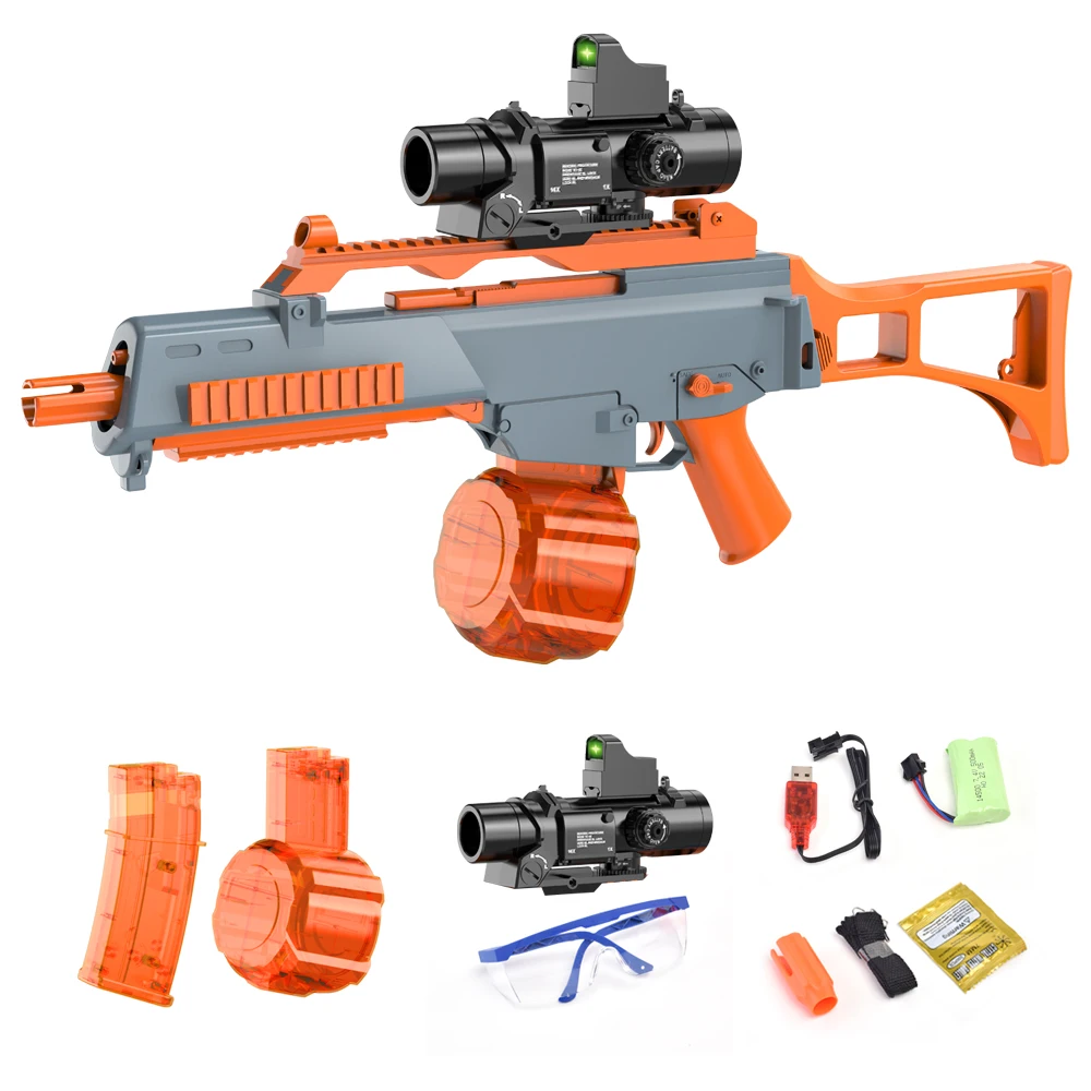 Chargeable Kids Electric Toy Gun Battle Shooting Water Bomb Safe Non ...