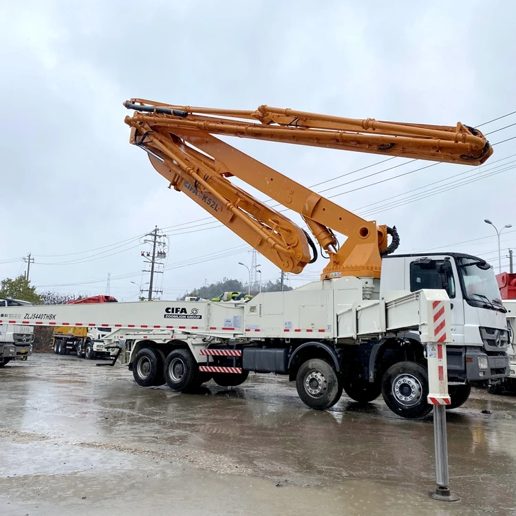 Zoomlion Cifa 50m 52m Truck Mounted Ben-z Actros 4141 Concrete Truck ...